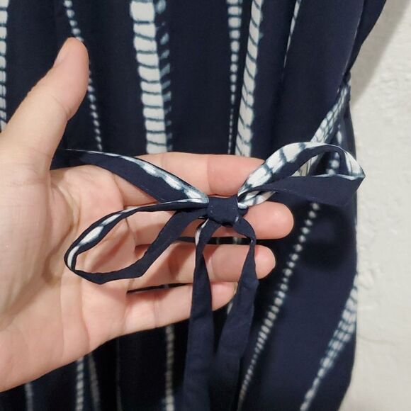 Banana Republic Trapeze Belted Maxi Dress Size XL - Picture 5 of 13